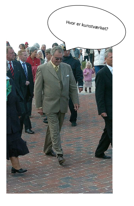 Prince Henrik on the south beach